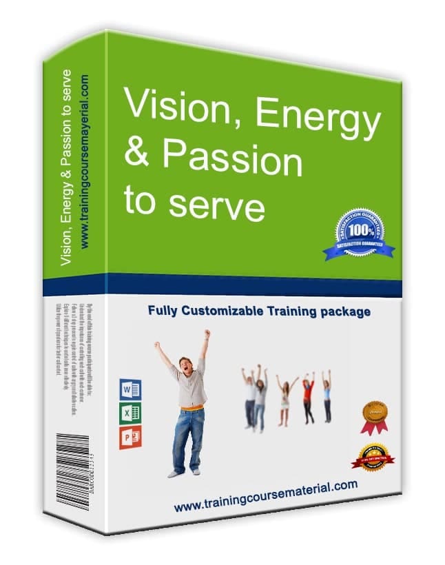 Vision, Energy & Passion To Serve